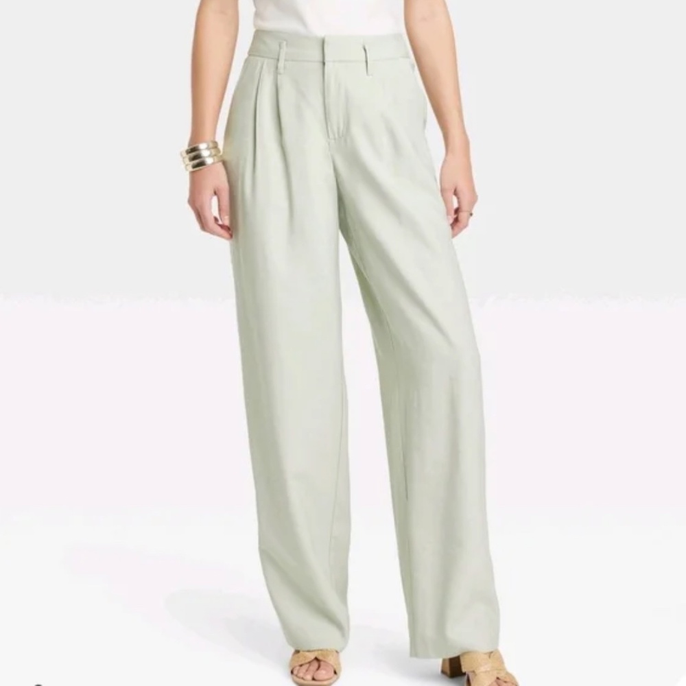 a new day Mint Green Trousers